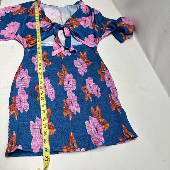 Free people Cassie floral mini dress size large - Picture 6 of 12